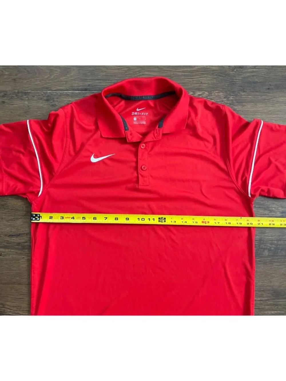 Nike Dri-Fit Red Polo Mens sz Medium